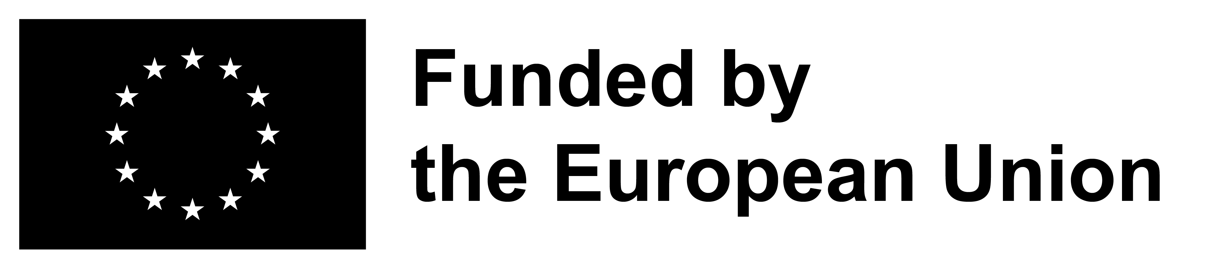 European Union logo in black outline style